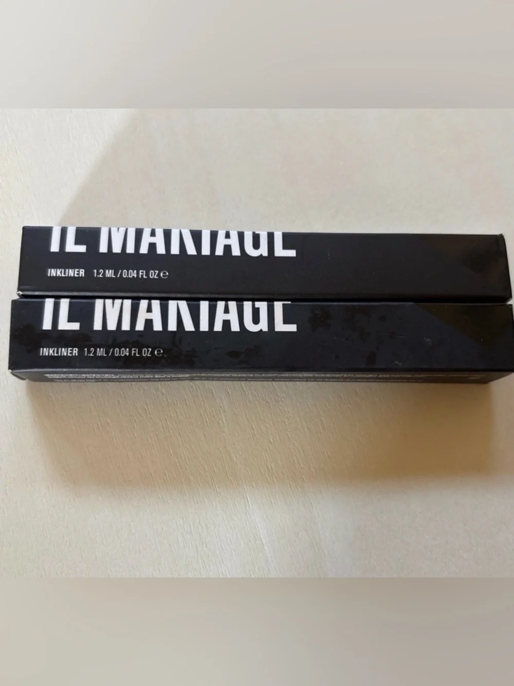 2X IL Makiage Inkliner SHADE BLACK- 1.2ml/0.04 oz FULL SIZE, NEW